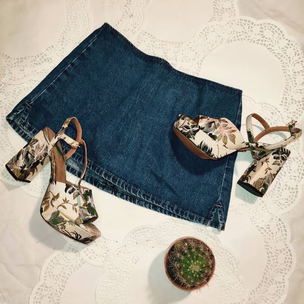 Vintage 90s Jean skort